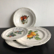 PIATTO PIANO FONDO DESSERT  N. 6 MOTIVI DI FRUTTA DIVERSI  N. 18=. 135,00